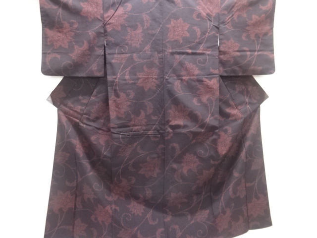 Japanese Kimono / Tsumugi Omeshi Silk